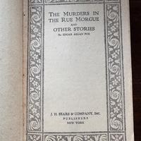 Edgard Allan Poe The murder in the rue morgue raro