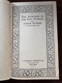 Edgard Allan Poe The murder in the rue morgue raro