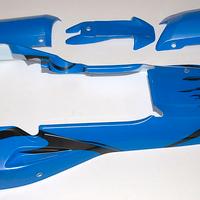 Carrozzeria Baja B5 1/5 Rofun blu e nera Plexiglas