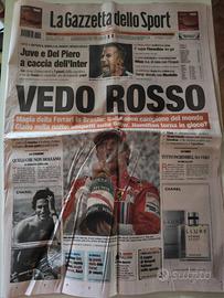 GAZZETTA DELLO SPORT RAIKKONEN FERRARI CAMPIONI