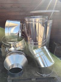 Canna fumaria in acciaio inox per cucina