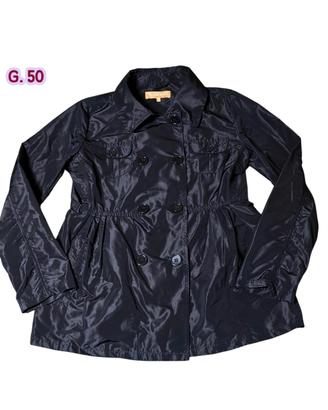 CONBIPEL trench giacca doppiopetto classico nero 