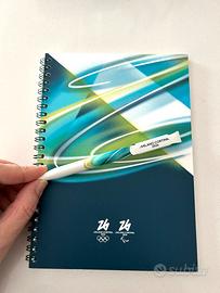 Set Bloc notes e penna olimpiadi milano cortina