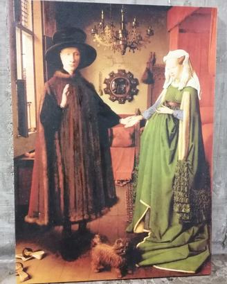 Tela "Ritratto dei coniugi Arnolfini" Jan van Eyck