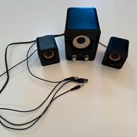 Casse multimediali 2.1 USB con subwoofer
