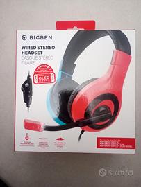 BIGBEN CUFFIA STEREO PER CONSOLE NINTENDO 