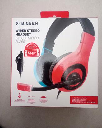 BIGBEN CUFFIA STEREO PER CONSOLE NINTENDO 