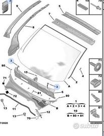 PARABREZZA PEUGEOT BIPPER CITROEN NEMO VP VU