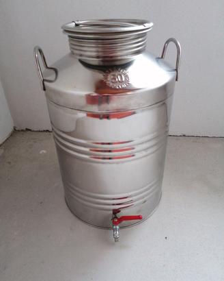 Bidone in acciaio per olio 50 litri