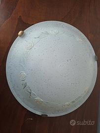 Plafoniera da soffitto motivi floreali lampada 