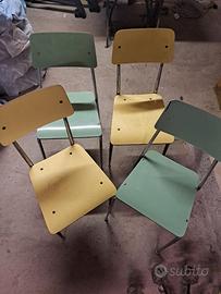 Sedie cucina vintage anni 50-60