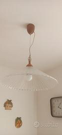 lampadario in vetro 