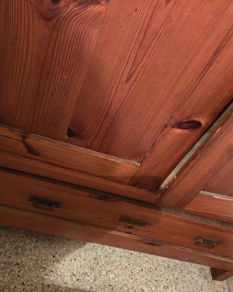 Armadio legno vintage 