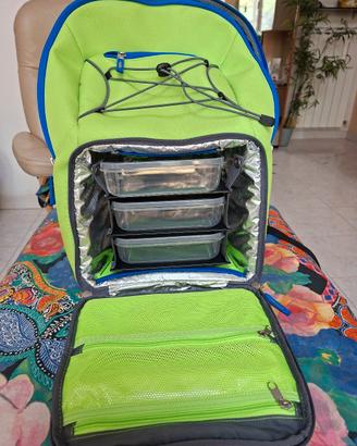 zaino nuovo originale six pack fitness