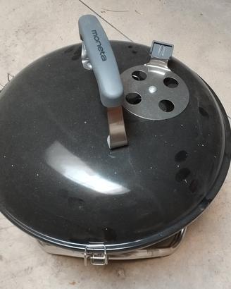 Barbecue da tavolo, portatile+sacco di carbonella