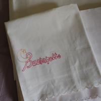 lenzuola singolo di cotone con federa nuovo