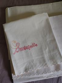 lenzuola singolo di cotone con federa nuovo