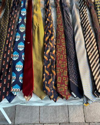 LOTTO 15 CRAVATTE VINTAGE - ARMANI - DIOR - YSL  -