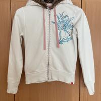 Felpa con zip e cappuccio  imbottito Esprit