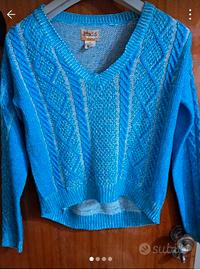 Maglia in maglia Mudd – blu – taglia