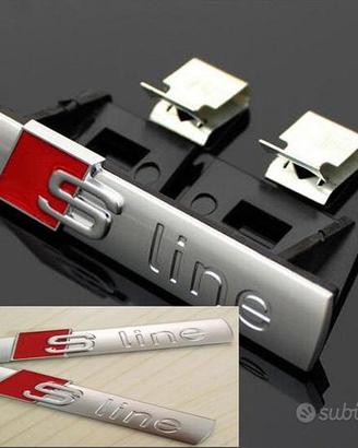Kit per Audi sline stemma per A1 A3 A4 A5 Q3 Q5