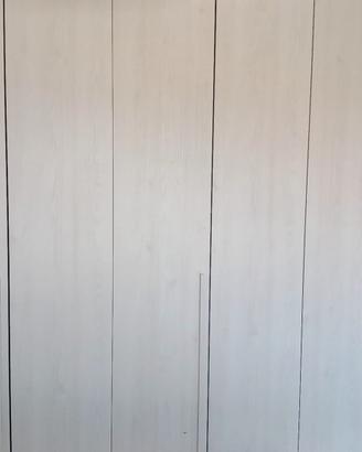 Armadio 6 ante rovere chiaro sbiancato