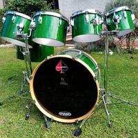 CUSTOM Concert tom drumset, 1980s.