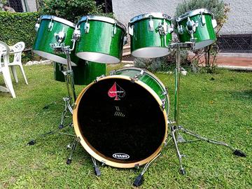 CUSTOM Concert tom drumset, 1980s.