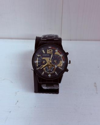 Orologio Geneva Nero e Oro – Nuovo Mai Indossato