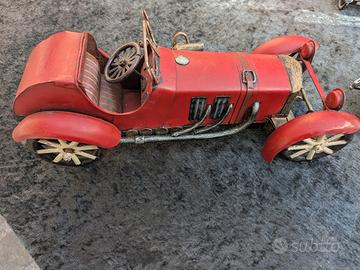 macchina pompieri modellino antico in ferro