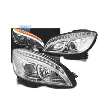 FARI A LED TUBE LIGHT PER MERCEDES W204 07-10 CROM