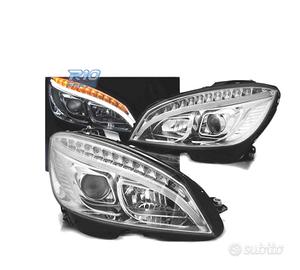 FARI A LED TUBE LIGHT PER MERCEDES W204 07-10 CROM