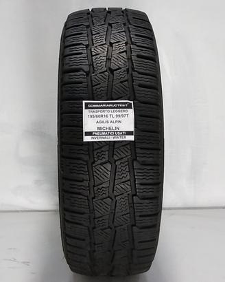 1 PNEUMATICO USATO 195/60R16 99T AG ALPIN MICHELIN
