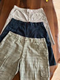 Set 3 pantaloncini uomo taglia L (50)