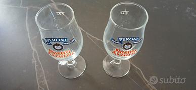 N.2 bicchieri birra Peroni 0,2 L