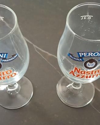 N.2 bicchieri birra Peroni 0,2 L