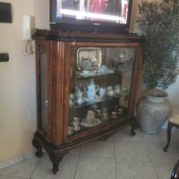 Antica Vetrina francese legno massello vetrinetta