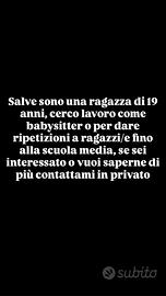 Lavoro come babysitter, aiuto per i compiti