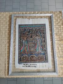 QUADRO PAPIRO EGIZIANO SPOSI