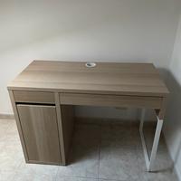 Scrivania micke+sedia ikea