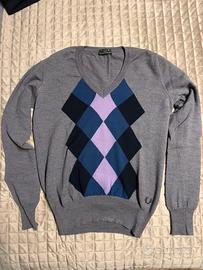 Maglione Fred Perry donna grigio vintage