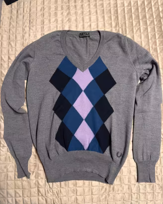 Maglione Fred Perry donna grigio vintage