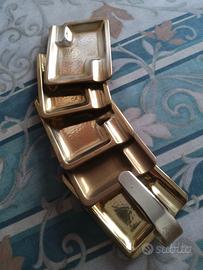 set portacenere in ottone