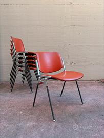 6 Sedie Anonima Castelli DSC106 Giancarlo Piretti