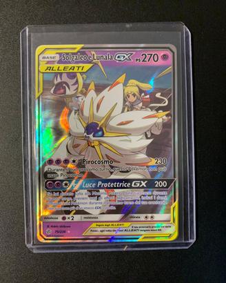 Pokemon “solgaleo e lunala Gx”