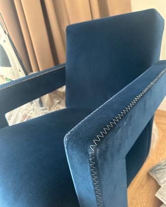Poltrona Cassina - 637 Utrecth blu notte