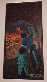 "L'incendio di Boves",tavola di Dada Bianchi