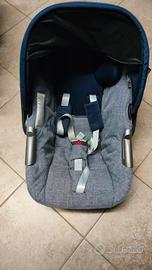 INGLESINA seggiolino auto ovetto 0 - 13 kg blu gri