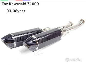 SCARICO TERMINALI MARMITTA kawasaki Z1000 2003 Z