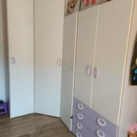 cameretta bambina mondo convenienza lilla e bianca